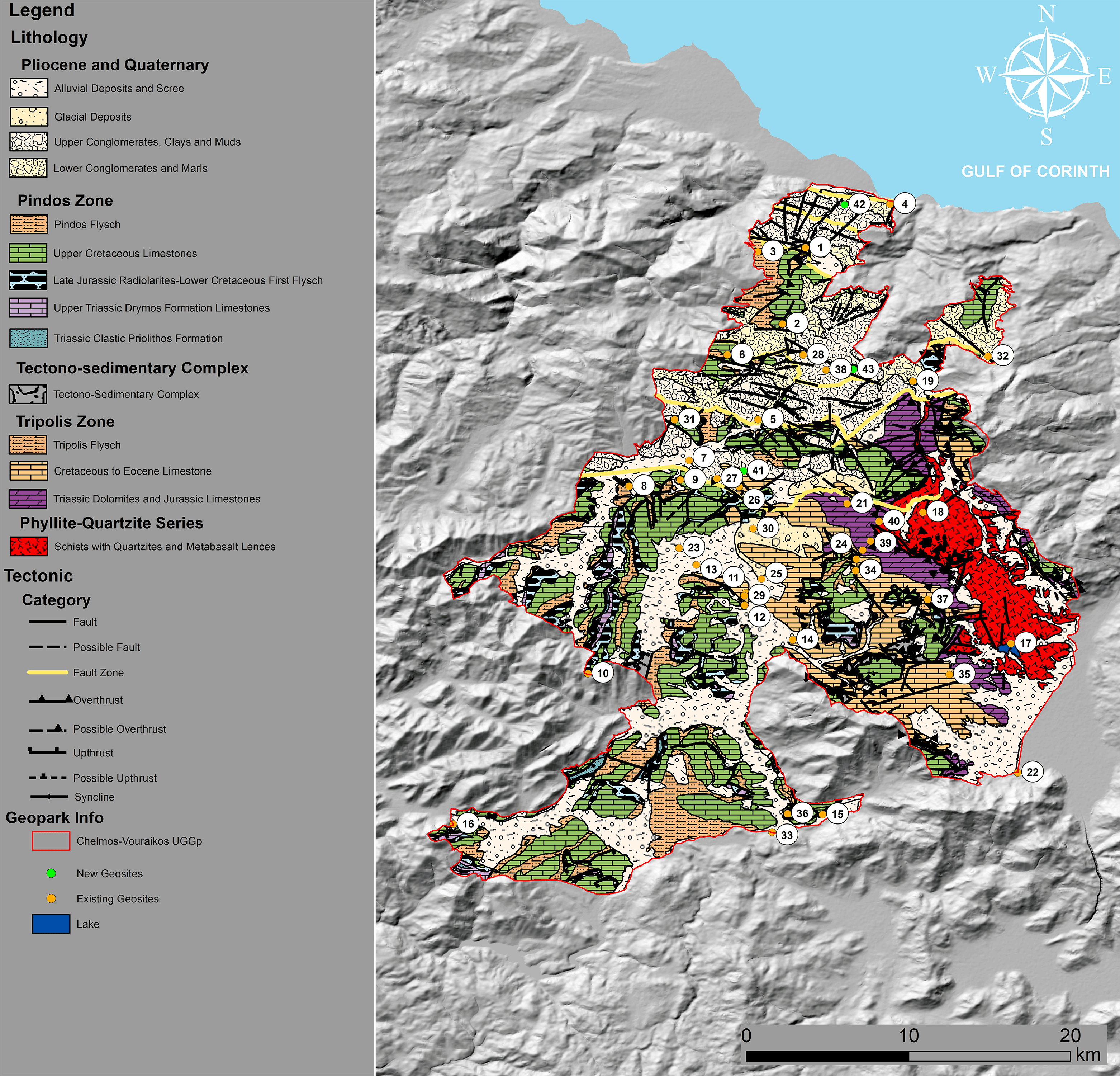 Geopark Geology Map EN